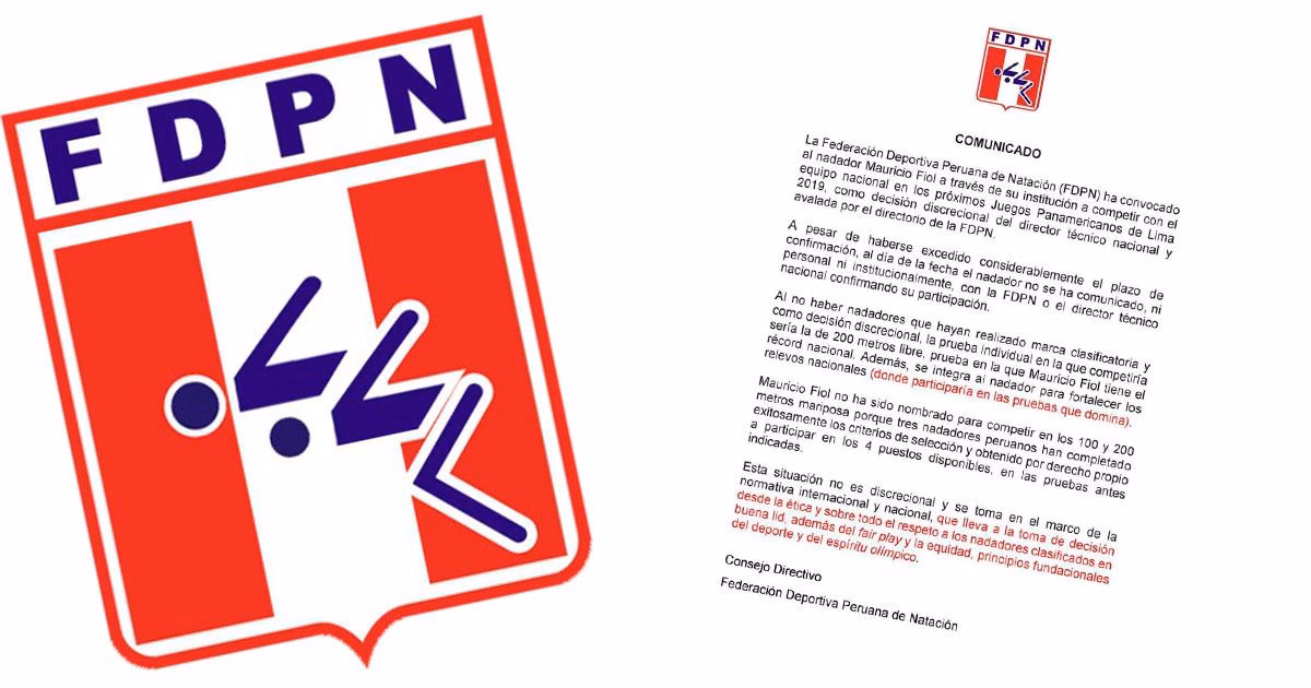 ¿Cómo ser parte de la Federación Peruana de Natación?