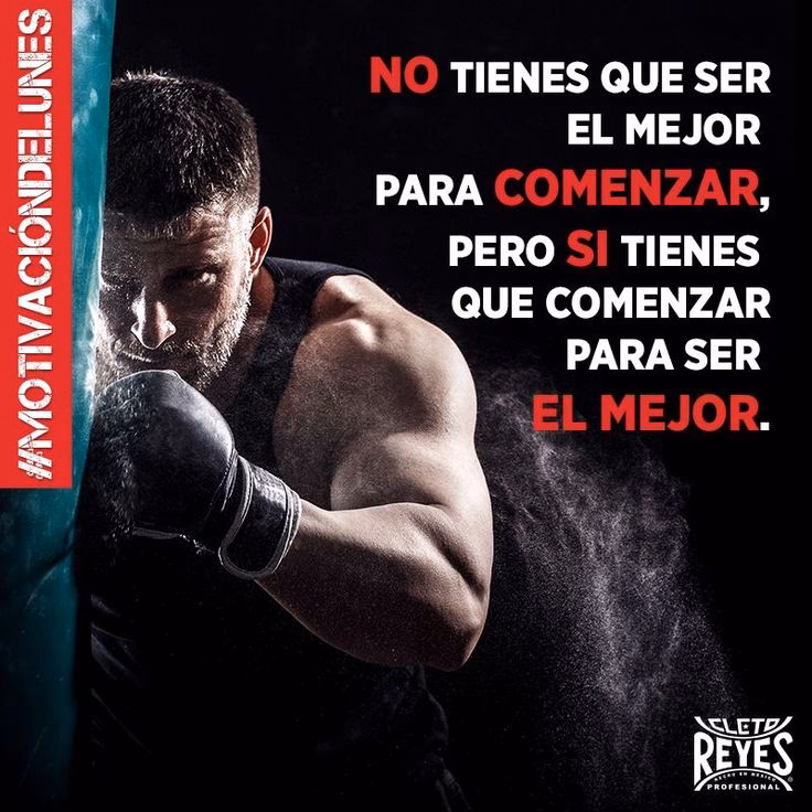 ¿Cuál es una frase inspiradora para los boxeadores?
