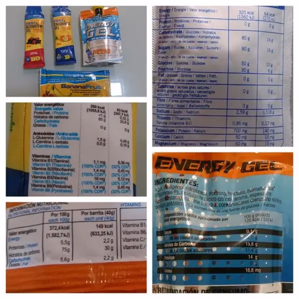 ¿Qué contienen los geles?