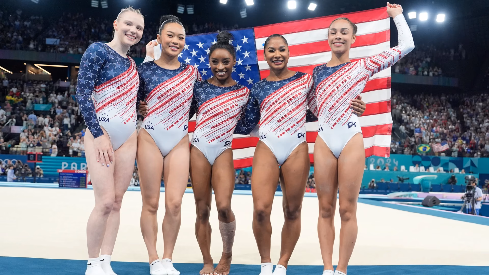 Who is competing in women's all around?