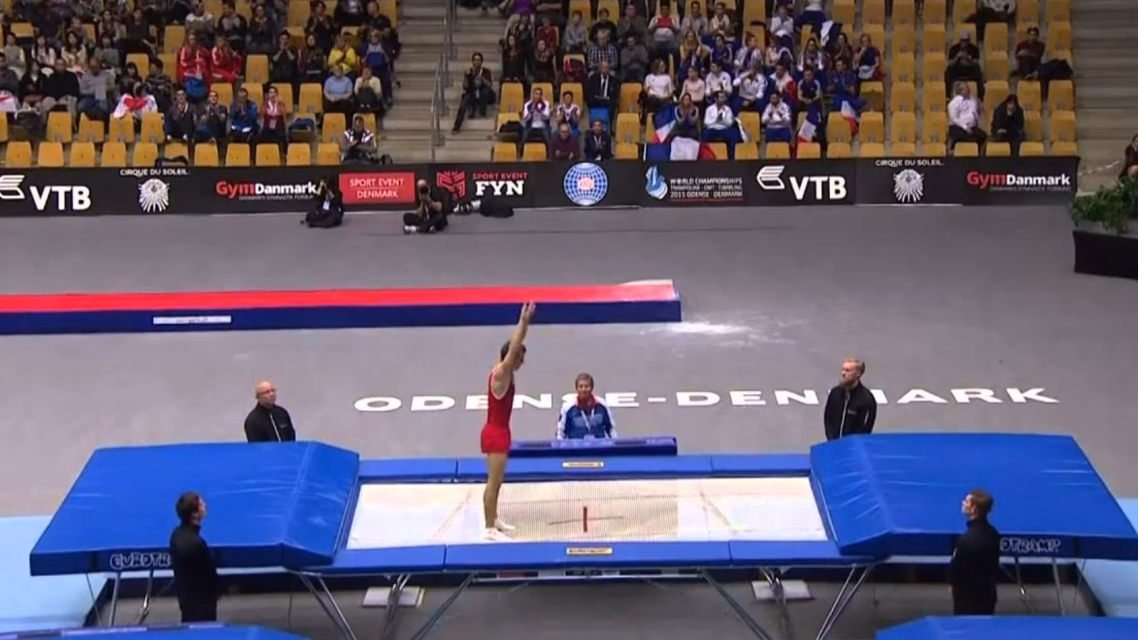 ¿La gimnasia en trampolín está en los Juegos Olímpicos?