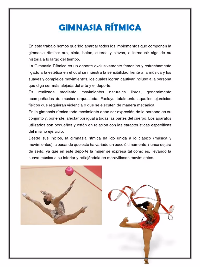 ¿Cuál es la historia de la gimnasia rítmica en los Juegos Olímpicos?