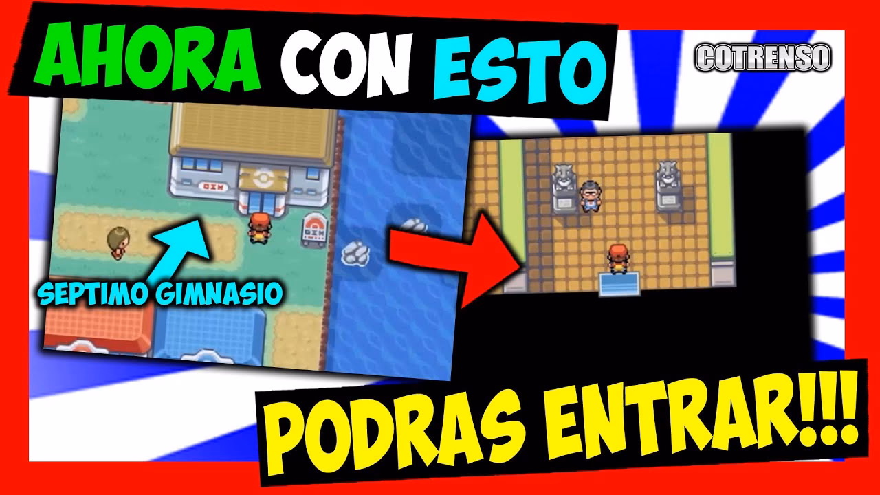 ¿Cómo puedo abrir la puerta del gimnasio en Pokémon Rojo Fuego?