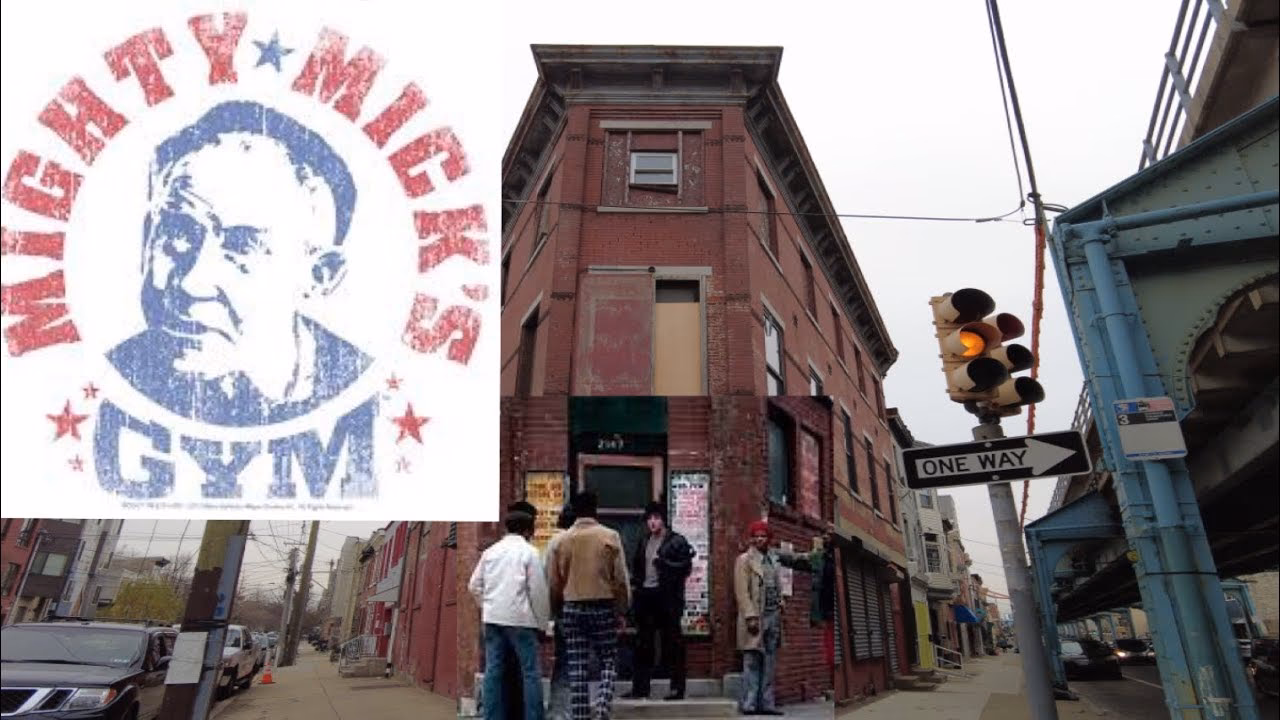 ¿Dónde estaba el gimnasio en Rocky?