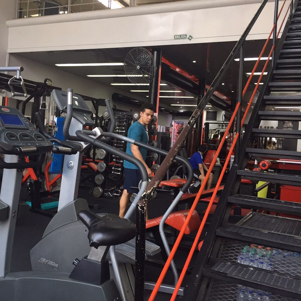 What time is the gym least active?