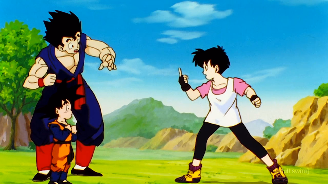 Why did Gohan ask Videl to cut her hair?