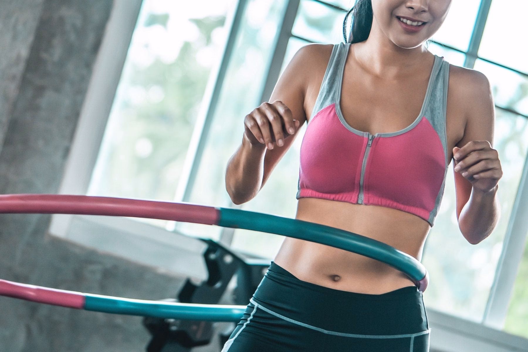 ¿Qué se ejercita con el hula hoop?