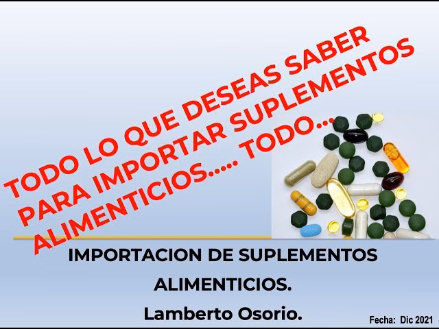 ¿Los suplementos deportivos están aprobados por la FDA?