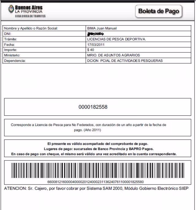 ¿Cómo actualizar el permiso de pesca?