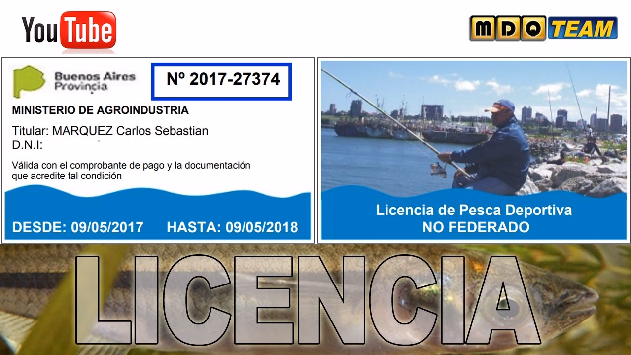 ¿Es necesario tener licencia para pescar en el río?