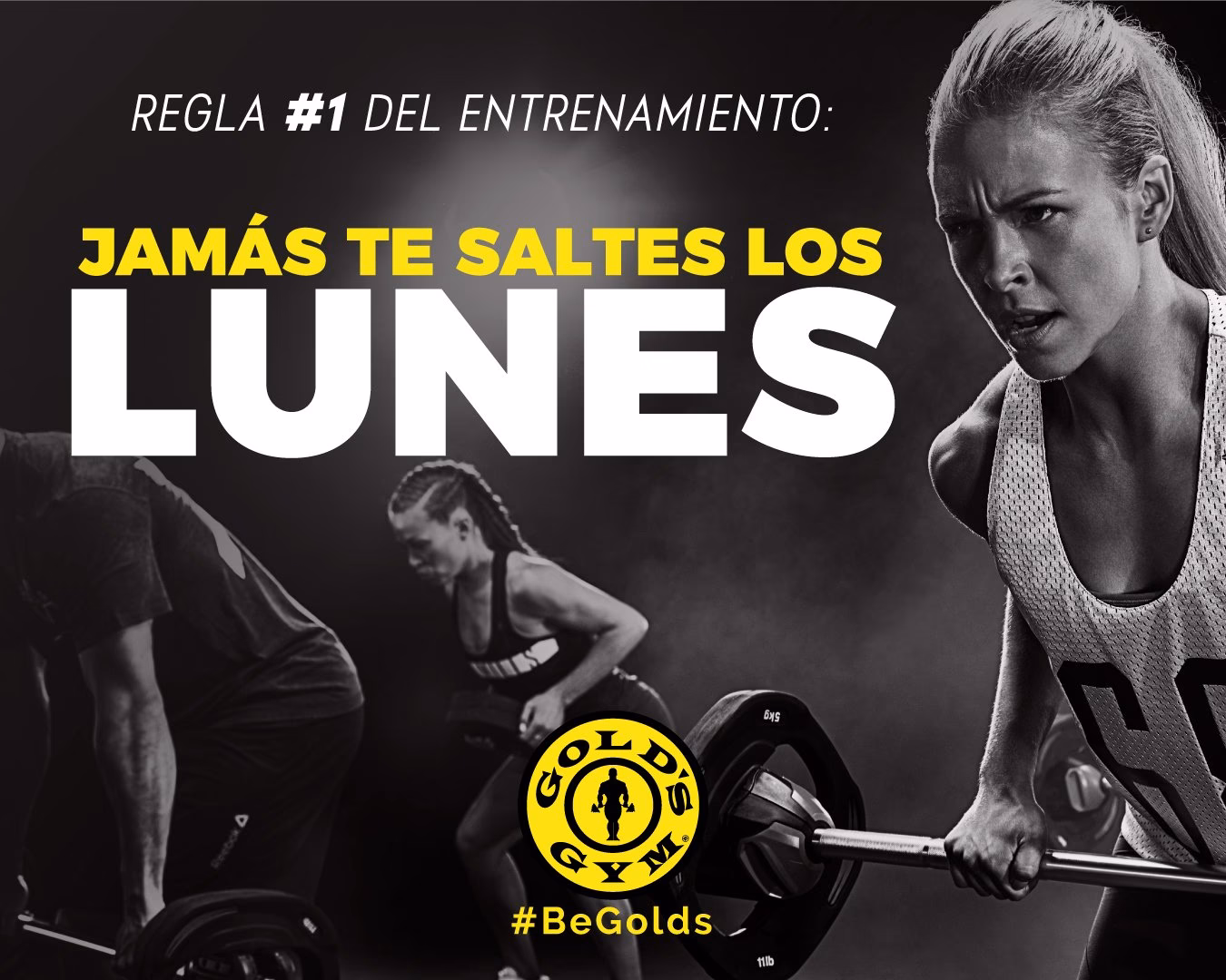 ¿Qué parte del cuerpo entrenas el lunes?