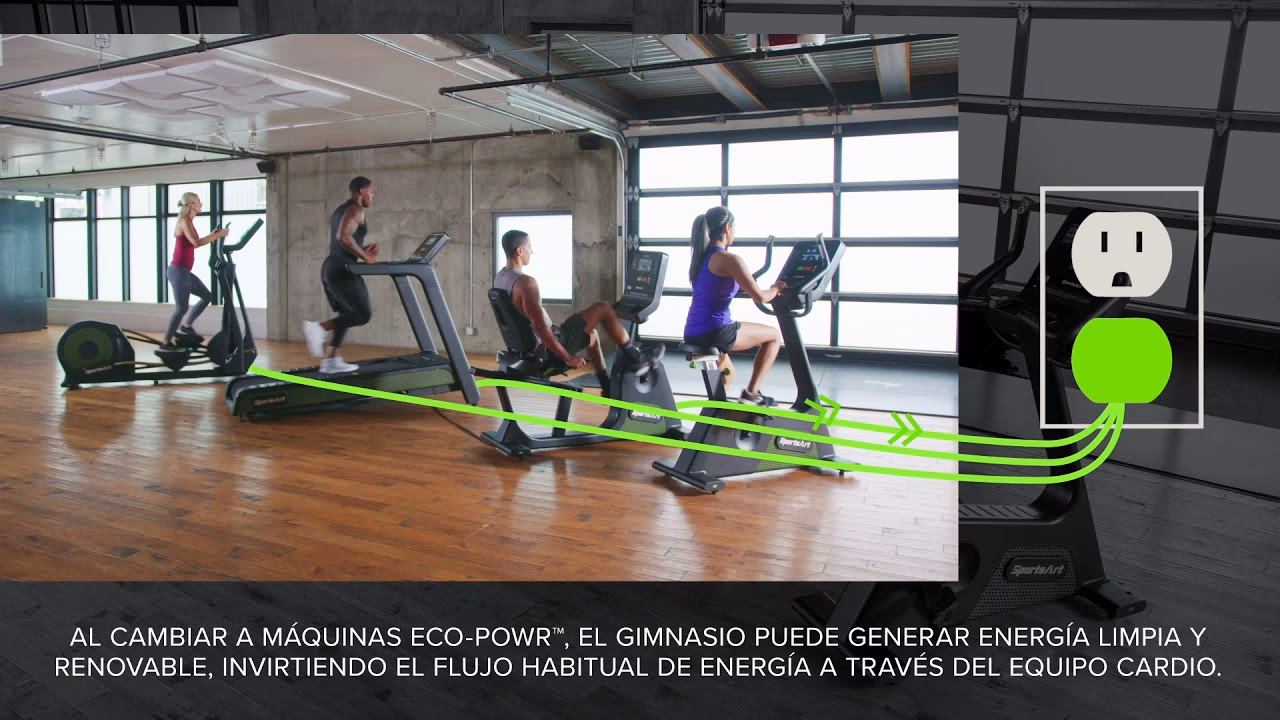 ¿Hay algún gimnasio que genere electricidad?