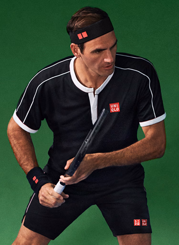 ¿Cuál es la marca de ropa deportiva de Roger Federer?