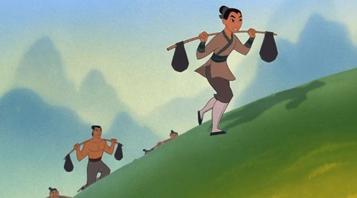 What is the training song in Mulan?