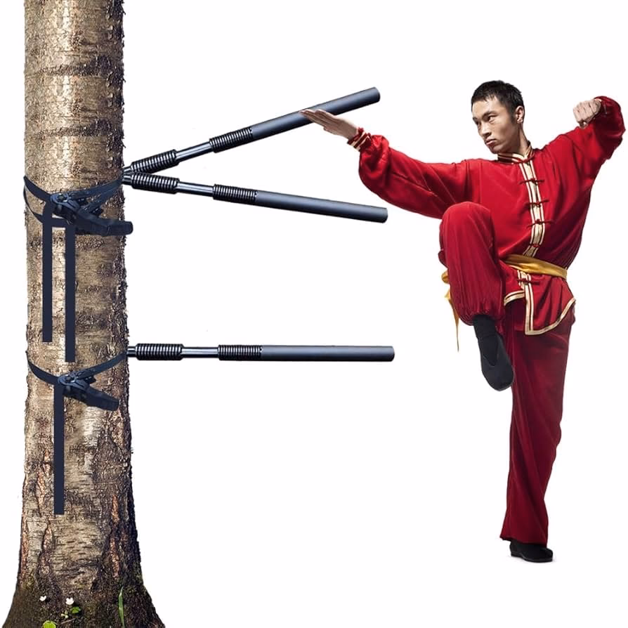 ¿Cómo se llama el muñeco de madera para el kung fu?