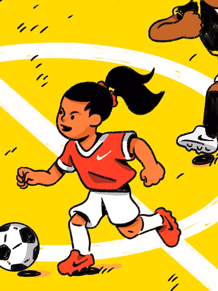 ¿Qué deporte practica la niña intensamente?