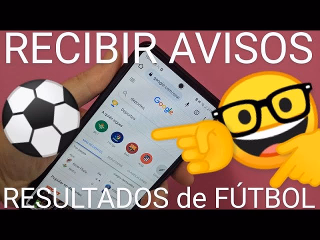 ¿Cómo quitar las notificaciones de partidos de Google?