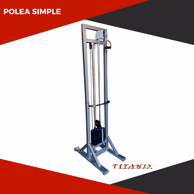 ¿Cómo se llaman las poleas del gimnasio?