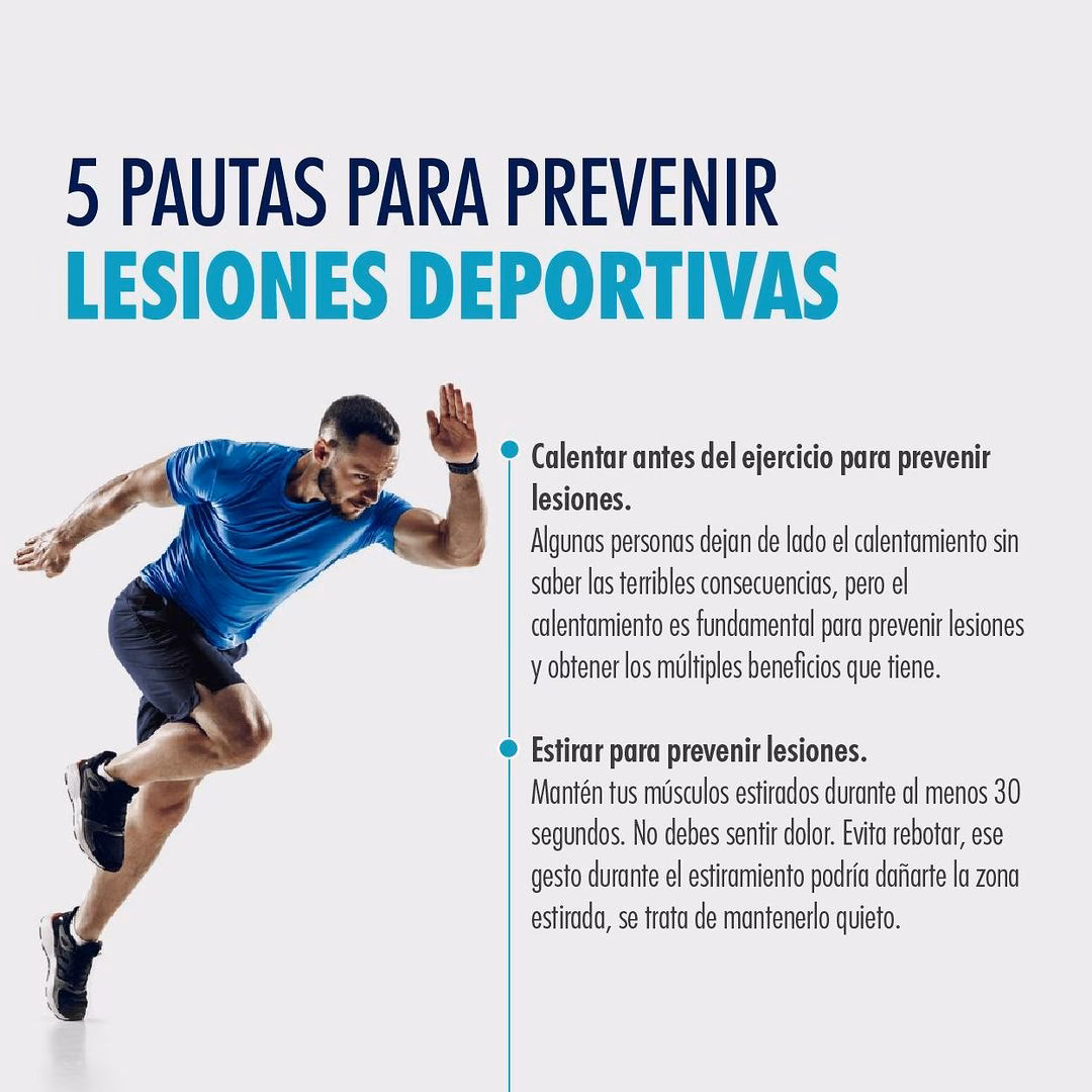 ¿Cuáles son algunas actividades preventivas para el deporte?