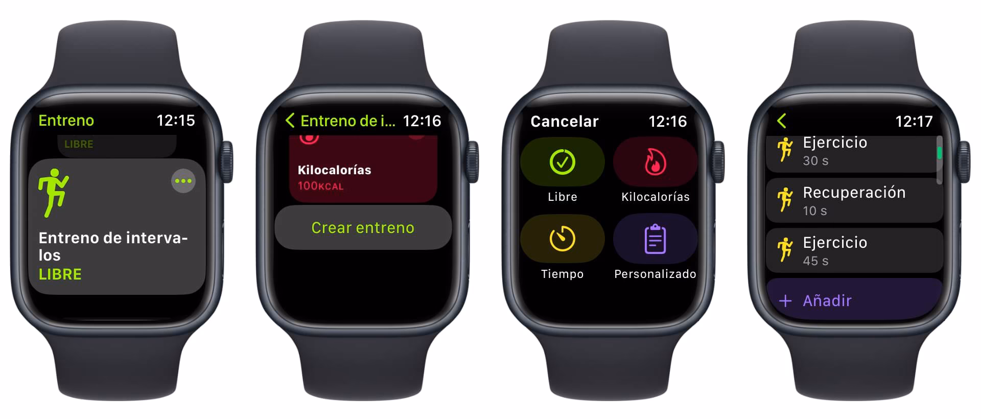 ¿Puedes programar un entrenamiento en un Apple Watch?