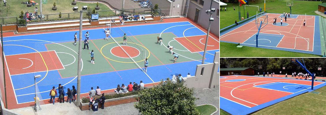 ¿Cómo se caracterizan las canchas deportivas?