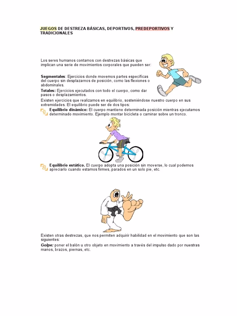 ¿Cómo se clasifican las destrezas básicas deportivas?