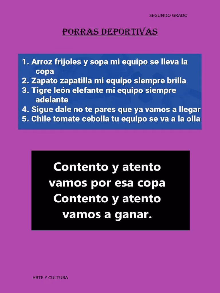 ¿Qué son las porras para animar?