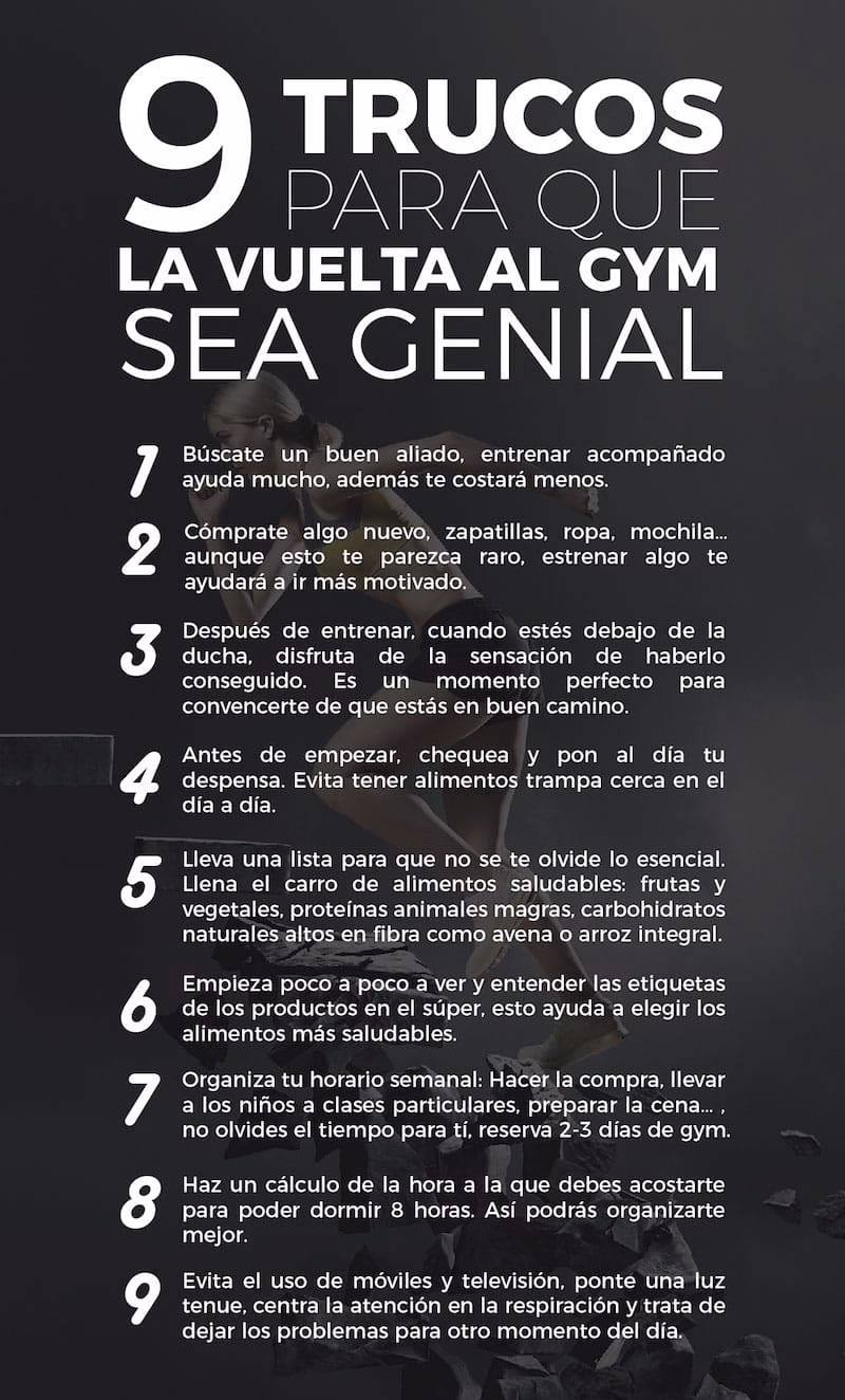 ¿Qué no debo hacer si estoy en el gimnasio?