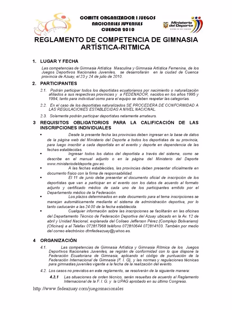 ¿Cuál es la altura máxima para una gimnasta femenina?