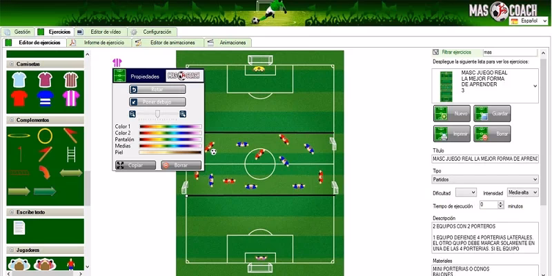 ¿Qué software utilizan los equipos de fútbol?