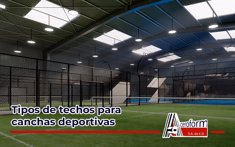¿Cómo se llaman los techos de las canchas?