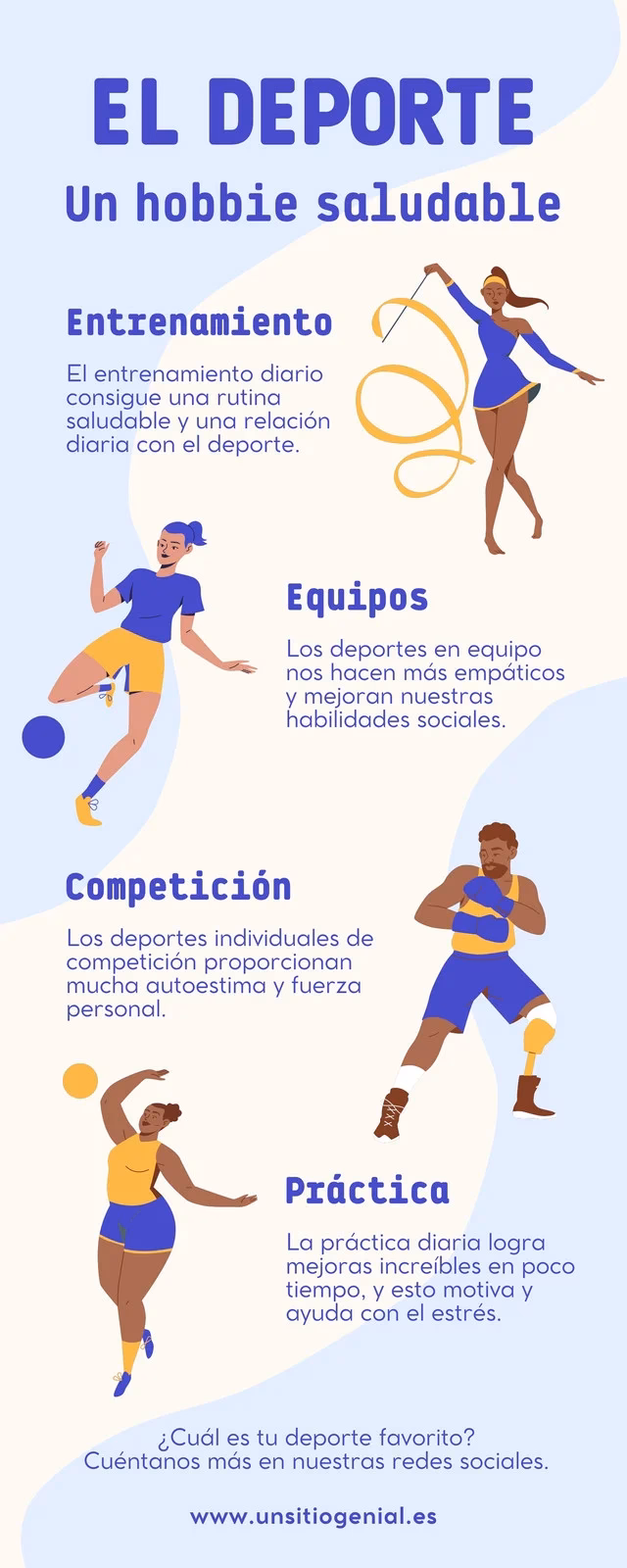 ¿Cuáles son algunos temas importantes sobre el deporte?