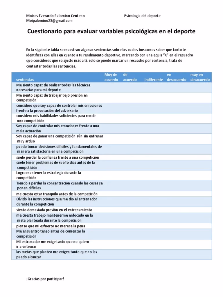 ¿Cuáles son las 5 C de la psicología deportiva?