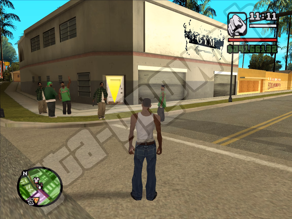 ¿Dónde hay un gimnasio en GTA San Andreas?